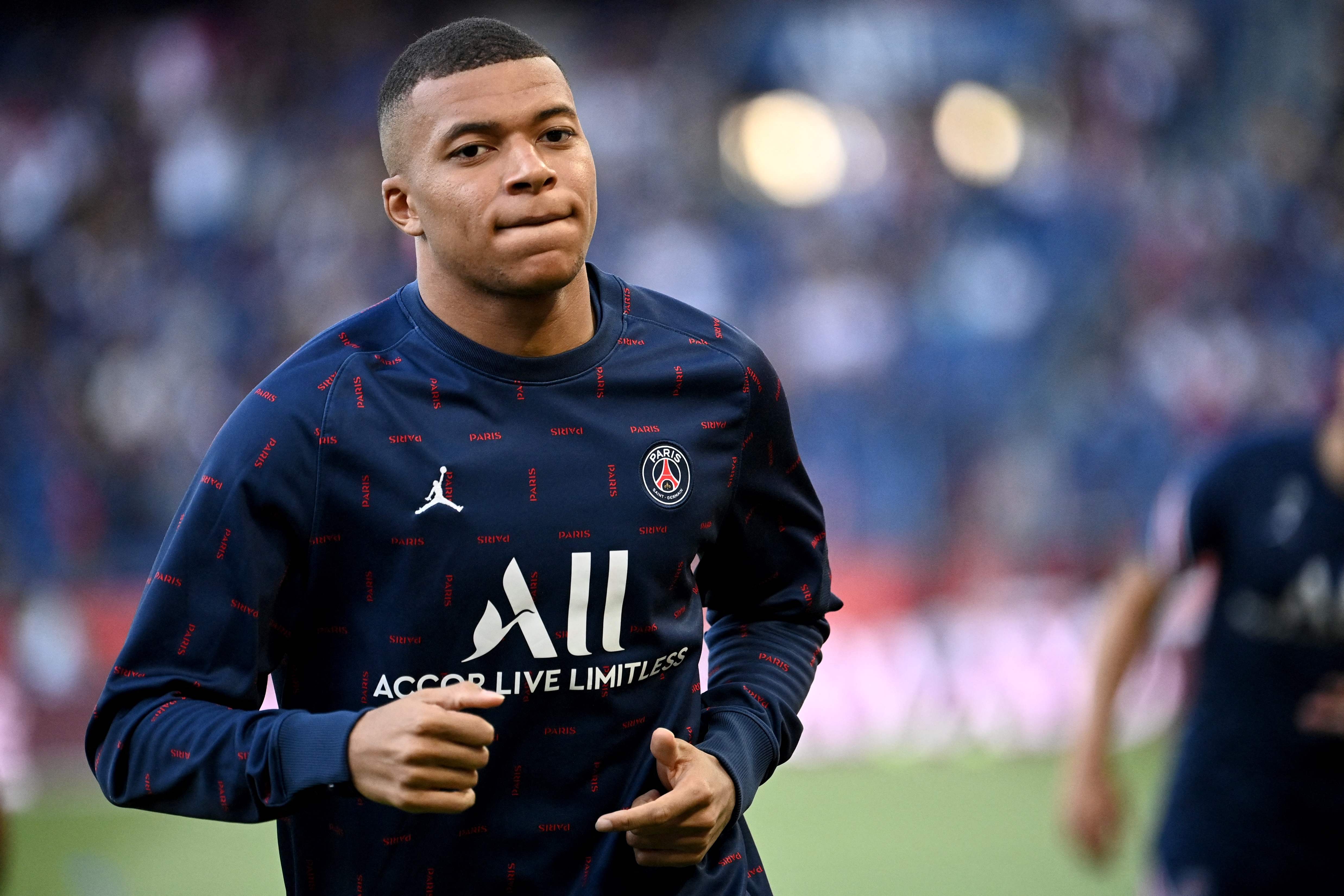 Penyerang Paris Saint-Germain Kylian Mbappe 