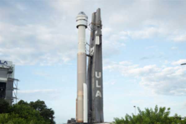 Boeing Starliner saat uji coba pada Agustus 2021. 