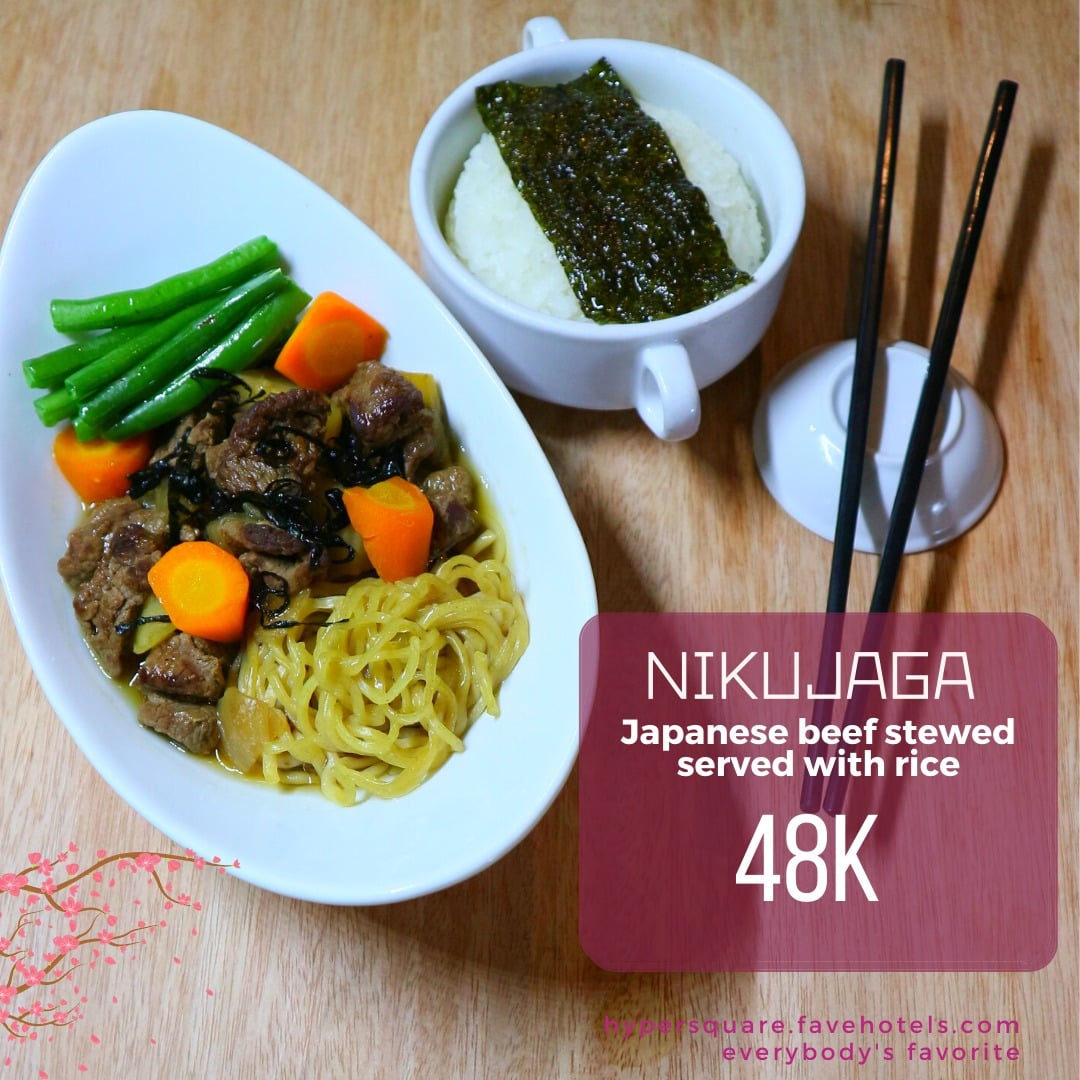 Nikujaga adalah rebusan daging dan kentang ala Jepang.