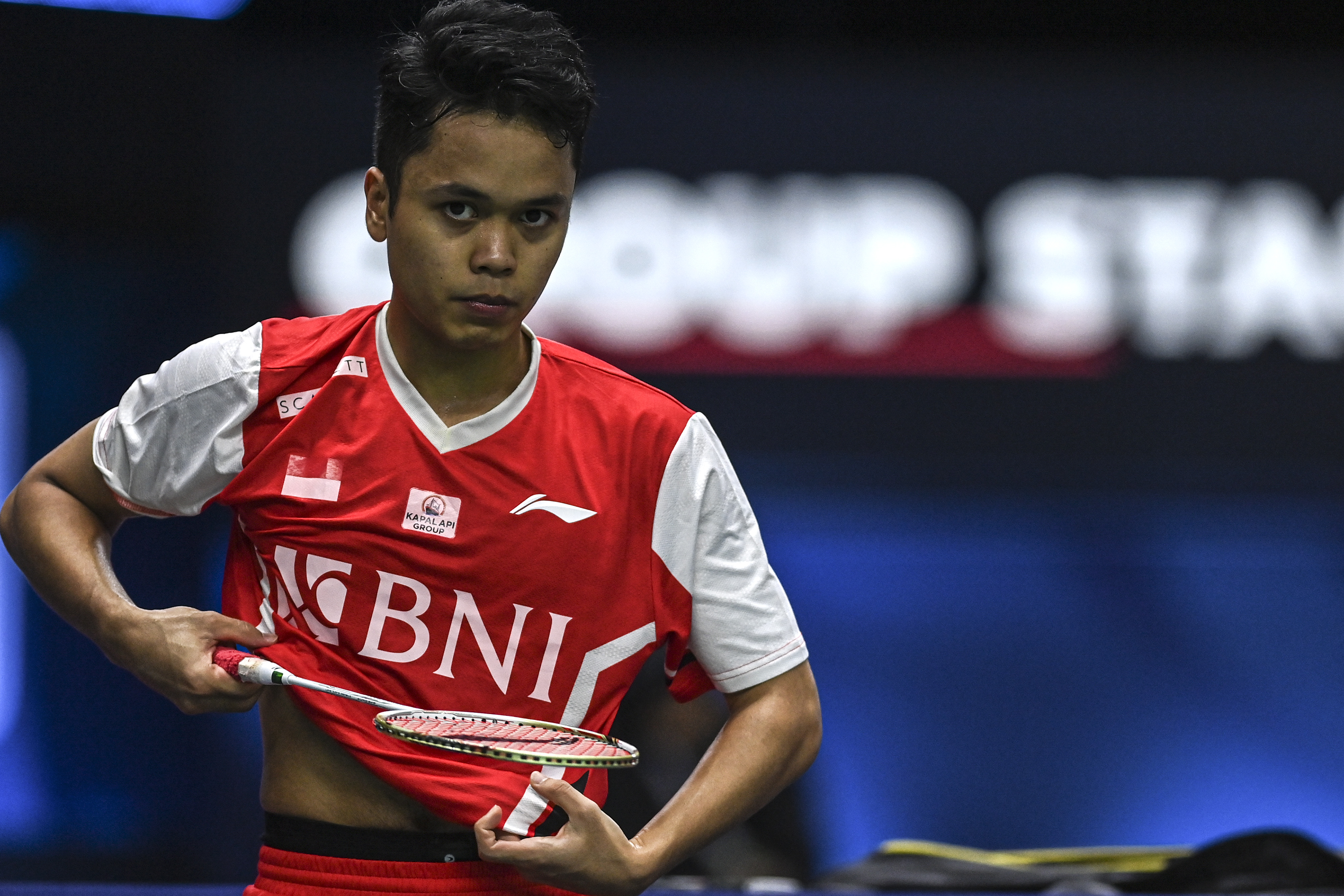 Tunggal Putra Indonesia Anthony Sinisuka Ginting