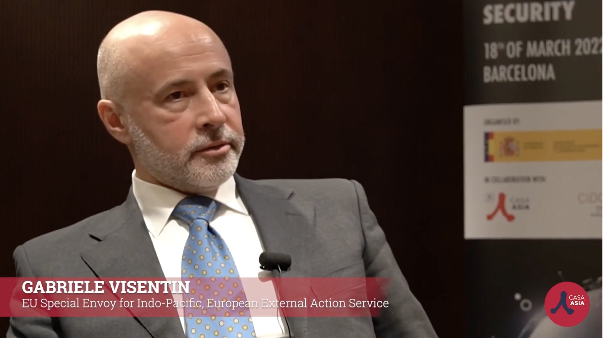 Gabriele Visentin, Utusan Khusus UE untuk Indo-Pasifik.