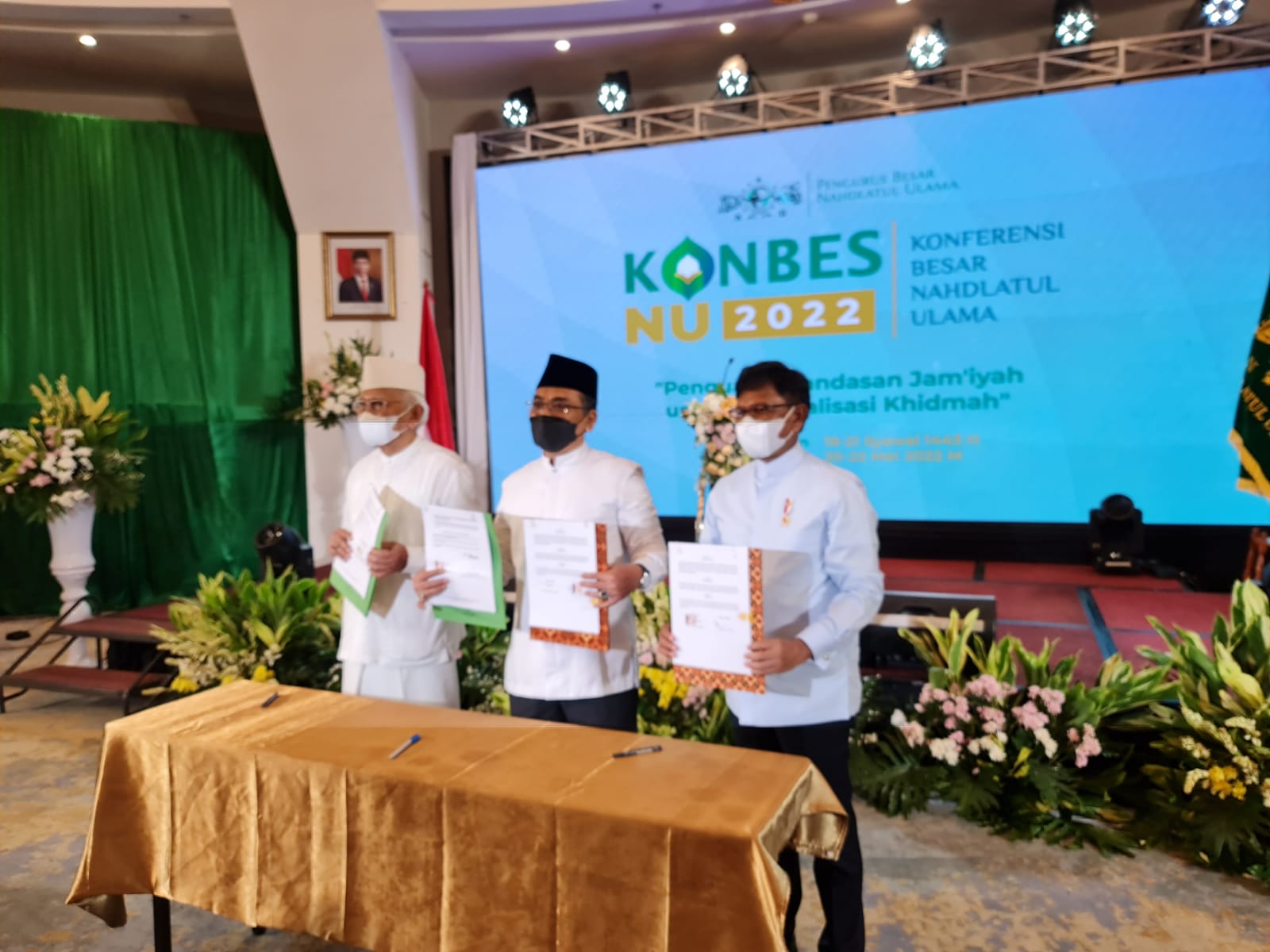 Penandatanganan MoU antara Kemenkominfo dengan NU