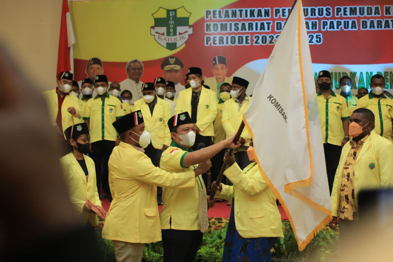 Pelantikan Pengurus Pemuda Katolik Komda Papua Barat Periode 2022-2025