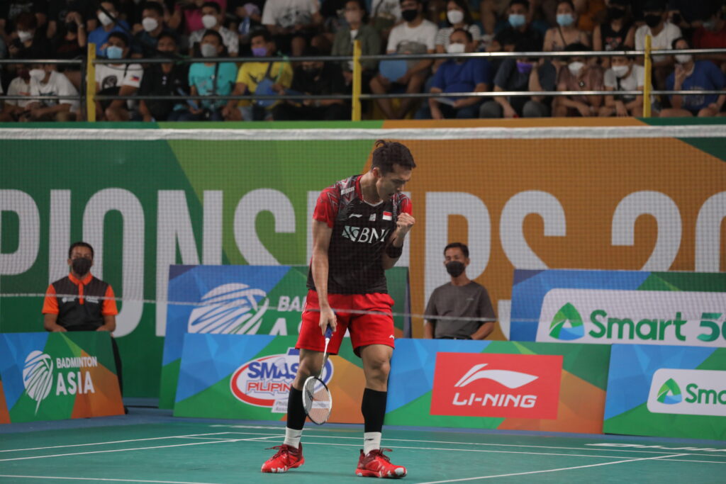 Pemain tunggal putra Jonatan Christie menjadi bagian tim Piala Thomas 'Merah Putih' yang digelar di Bangkok, Thailand.  