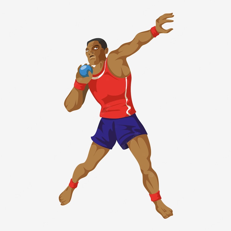 Ilustrasi tolak peluru