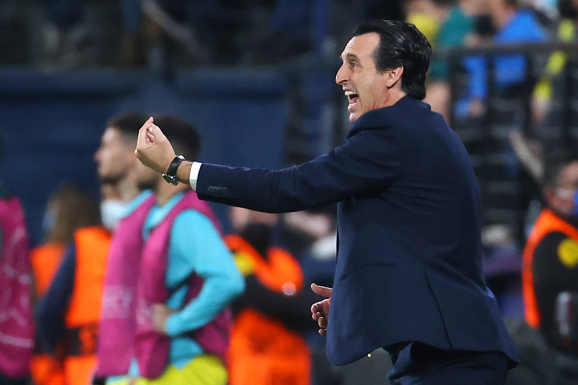 Pelatih Villarreal Unai Emery.