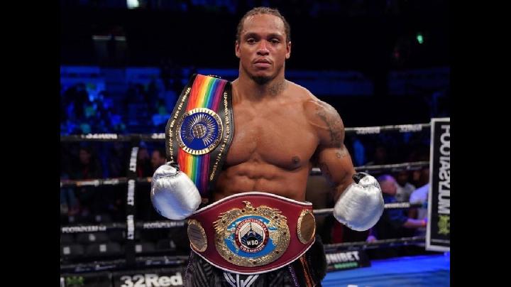 Petinju Inggris pemegang gelar juara dunia kelas ringan Commonwealth dan WBO Inter-Continental, Anthony Yarde, 