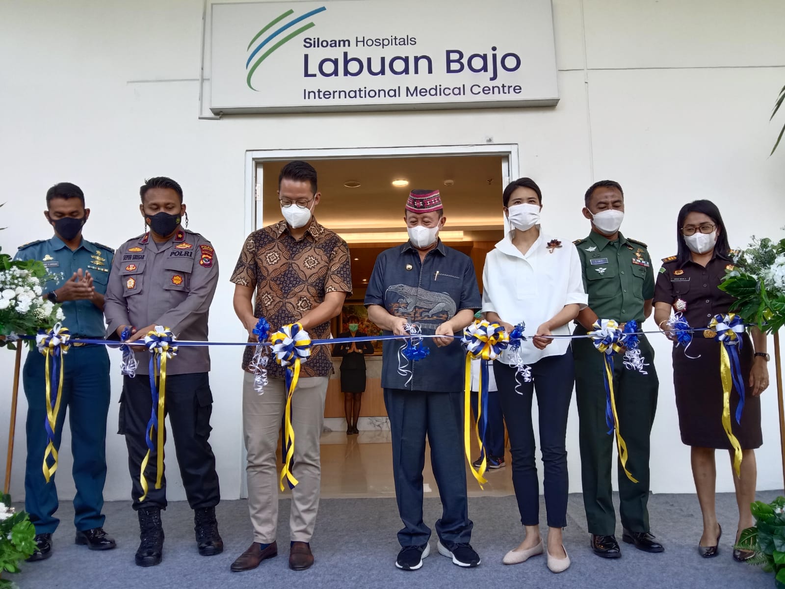 Acara peresmian Siloam Labuan Bajo International Medical Centre (LIMC) di Labuan Bajo, Manggarai Barat, NTT.