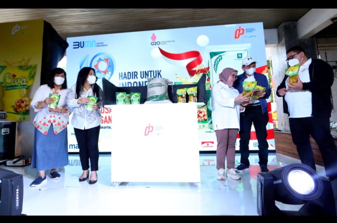Peluncuran produk minyak goreng, beras, dan sabun cuci piring oleh PPI di HUT ke-19