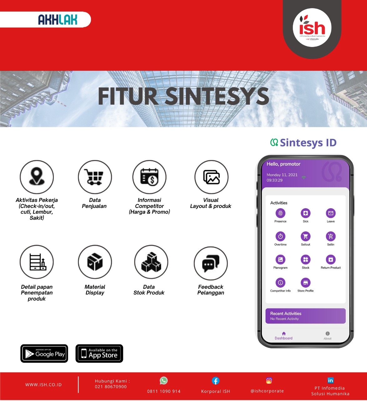 Komit Bantu Tenaga Penjualan, ISH Terus Berinovasi