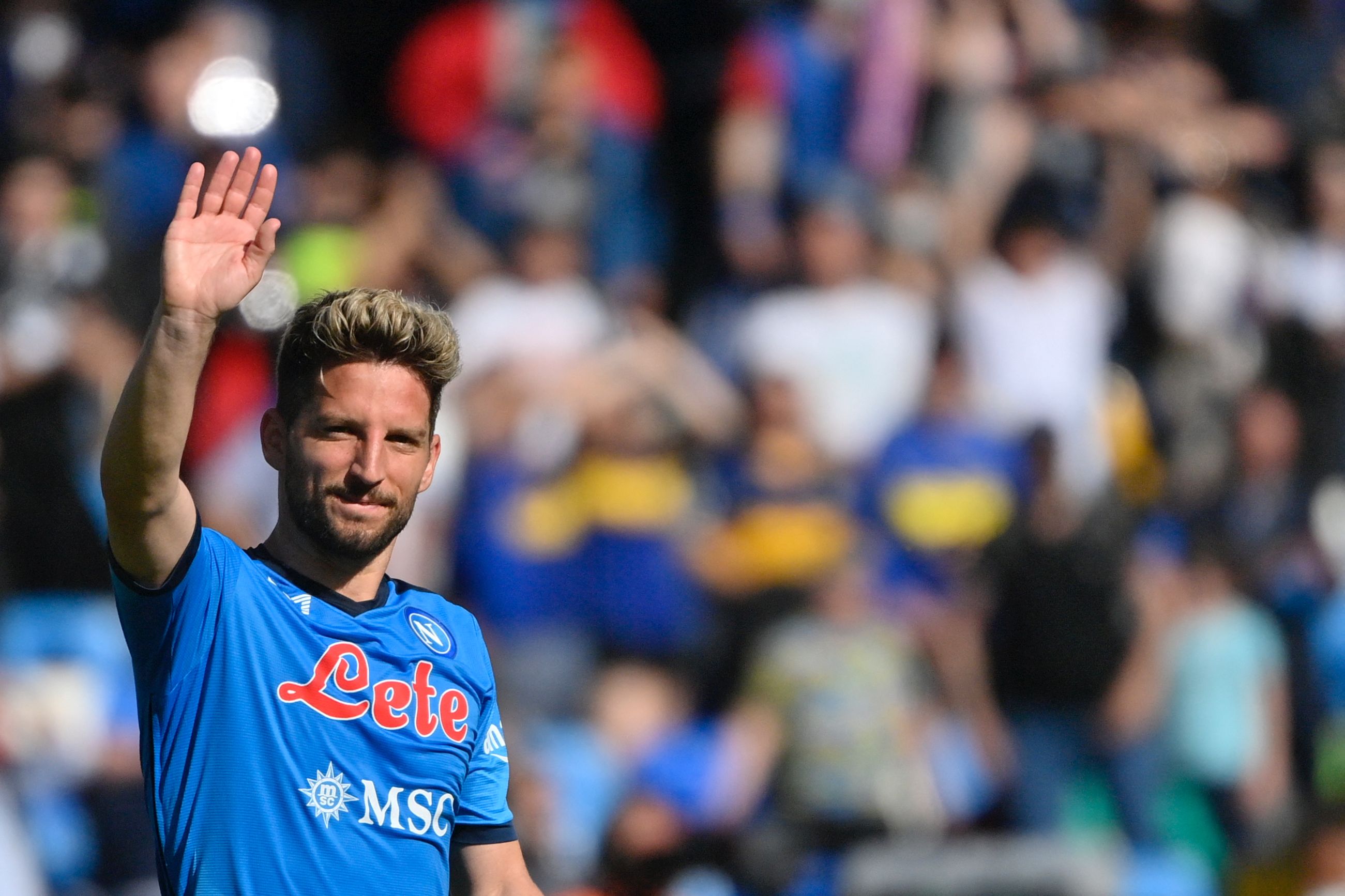 Penyerang Napoli Dries Mertens