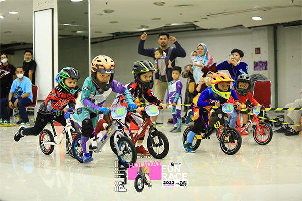 Anggota komunitas Balance Bike Tangsel.