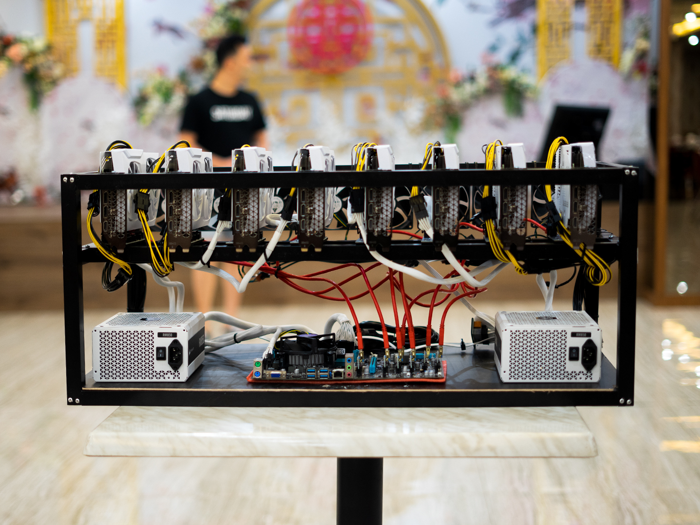 Ilustrasi Mining Rig untuk menambang aset kripto