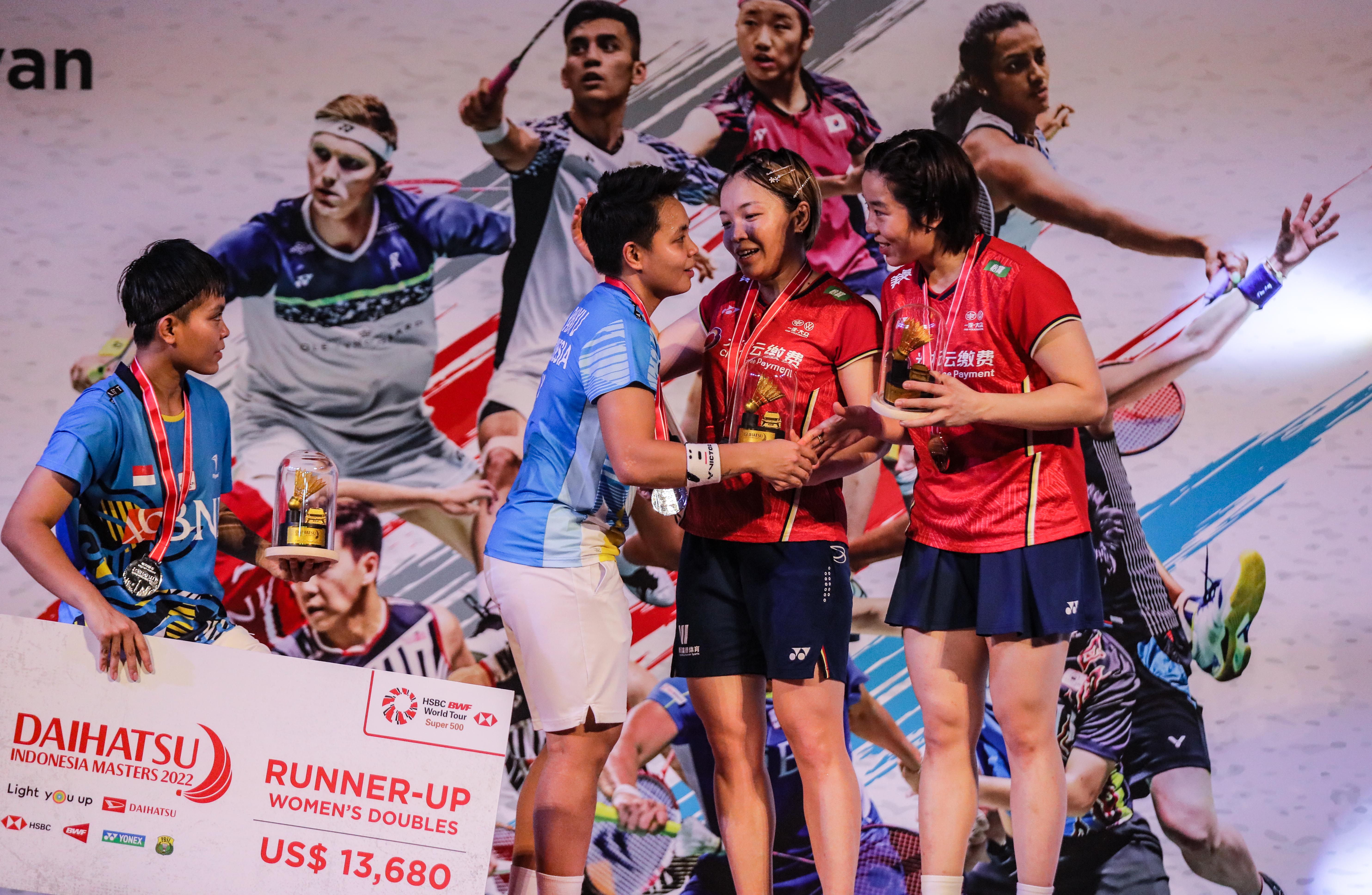 Apriyani Rahayu/Siti Fadia Runner-up Indonesia Masters 2022