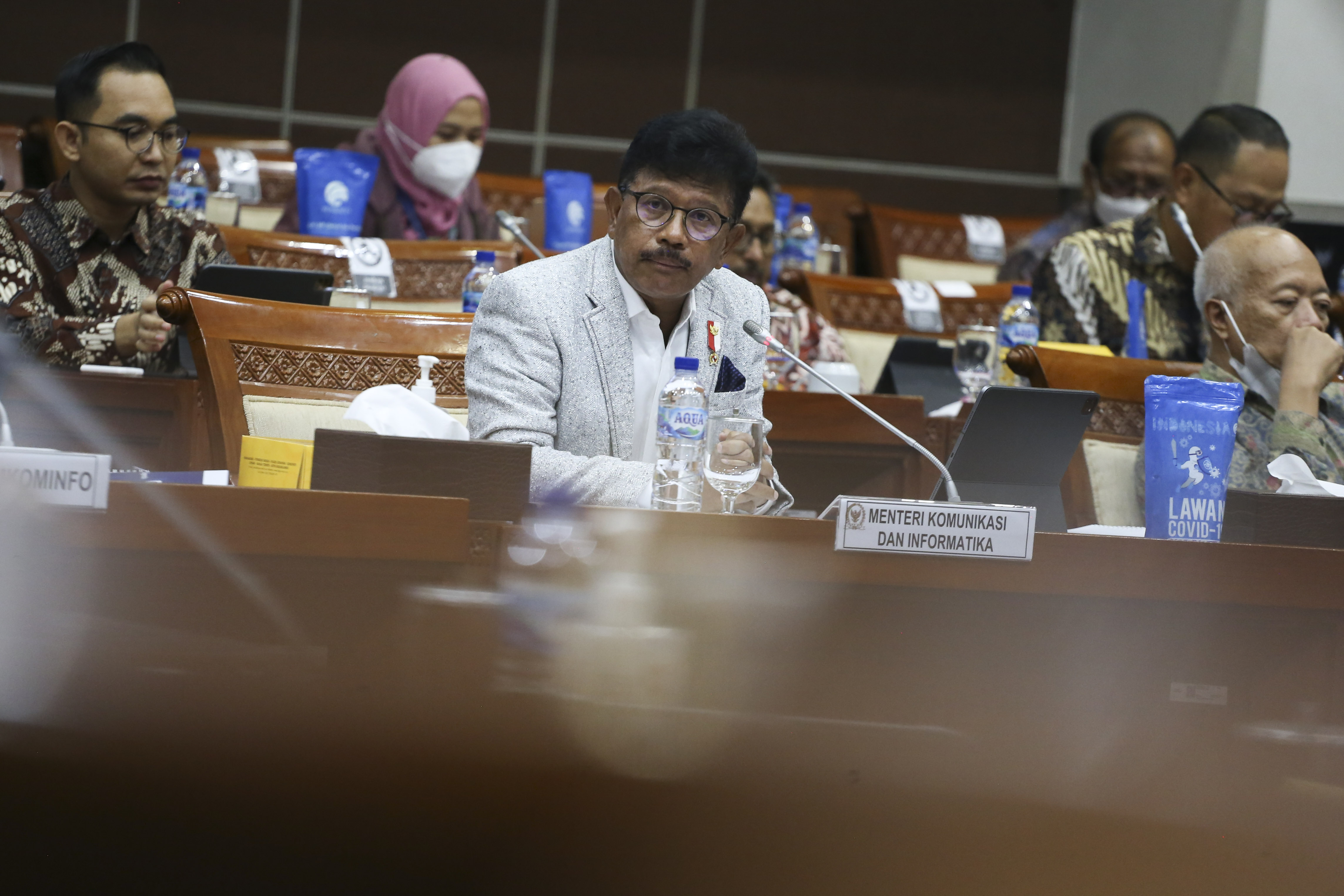 Menteri Komunikasi dan Informatika Johnny G Plate