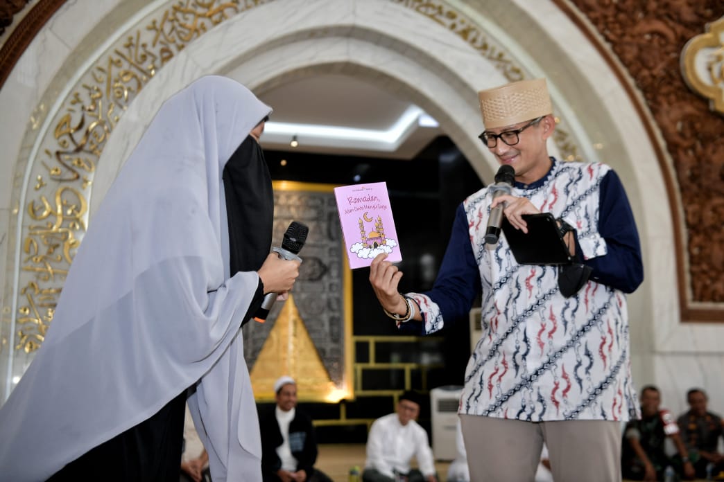 Santri Digitalpreneur Di Tasikmalaya, Sandiaga Targetkan 2 Juta Lapangan Kerja