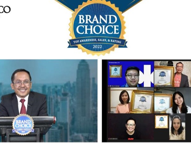 Brand Choice Award 2022 Fase 3 yang digelar Selasa (31/5). 