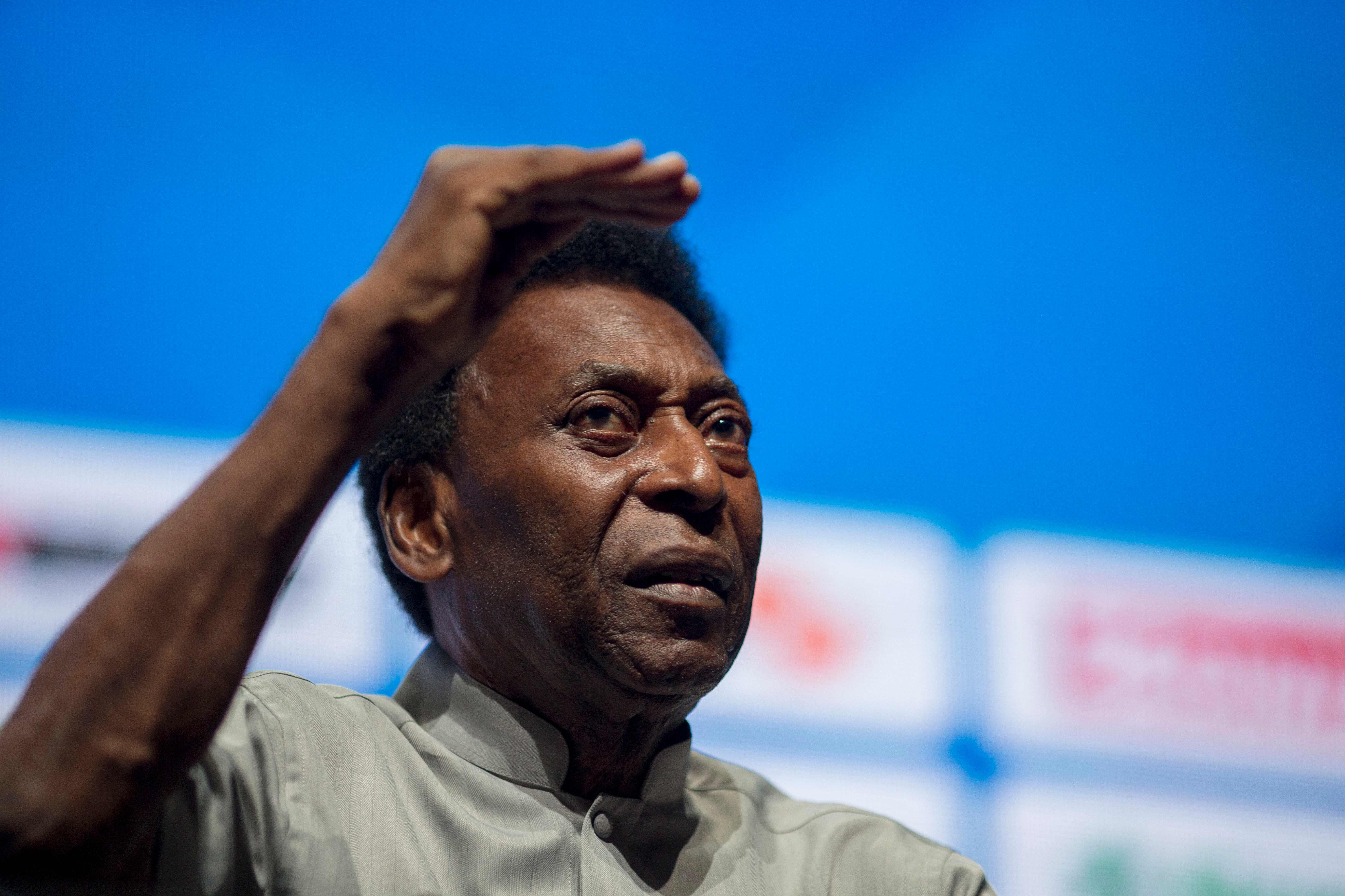 Legenda sepak bola Brasil Pele