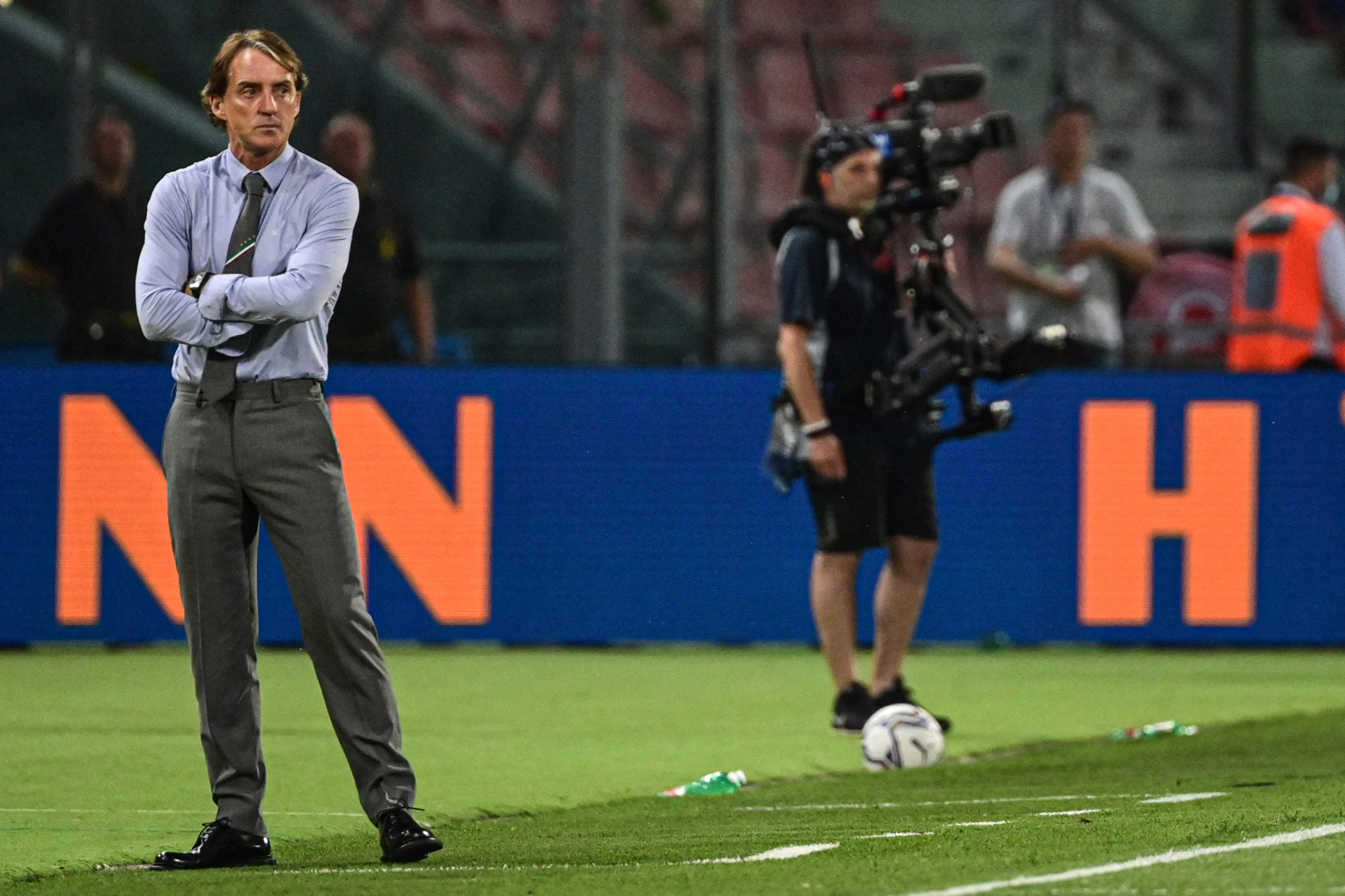 Pelatih Italia Roberto Mancini