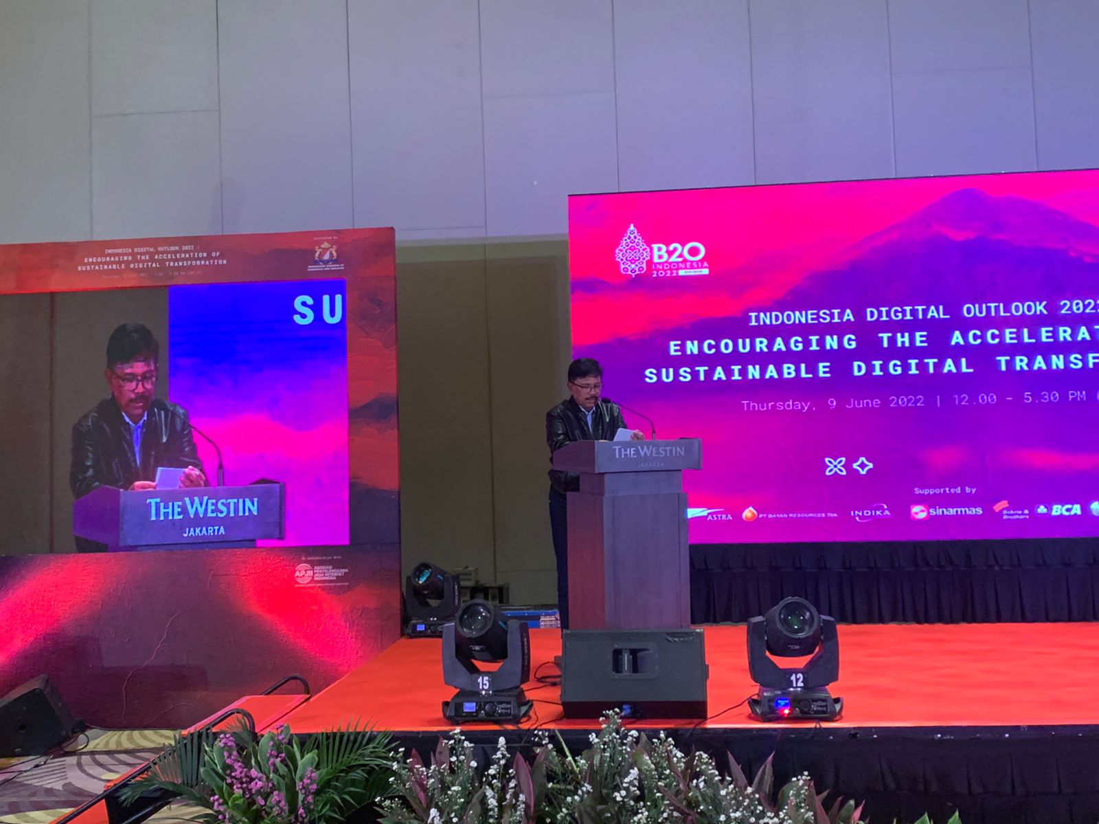 Menteri Komunikasi dan Informatika (Menkominfo) Johnny G Plate