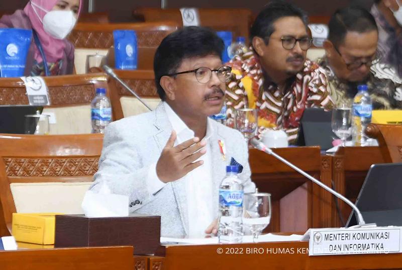 Menkominfo Johnny G Plate