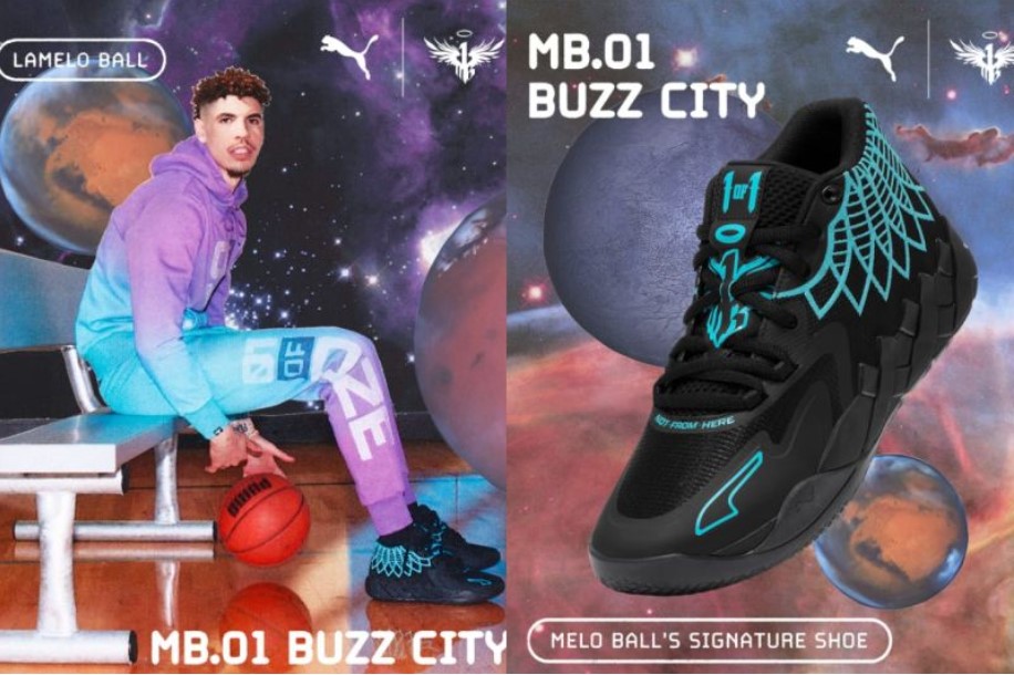 LaMelo Ball dan sepatu Puma MB.01