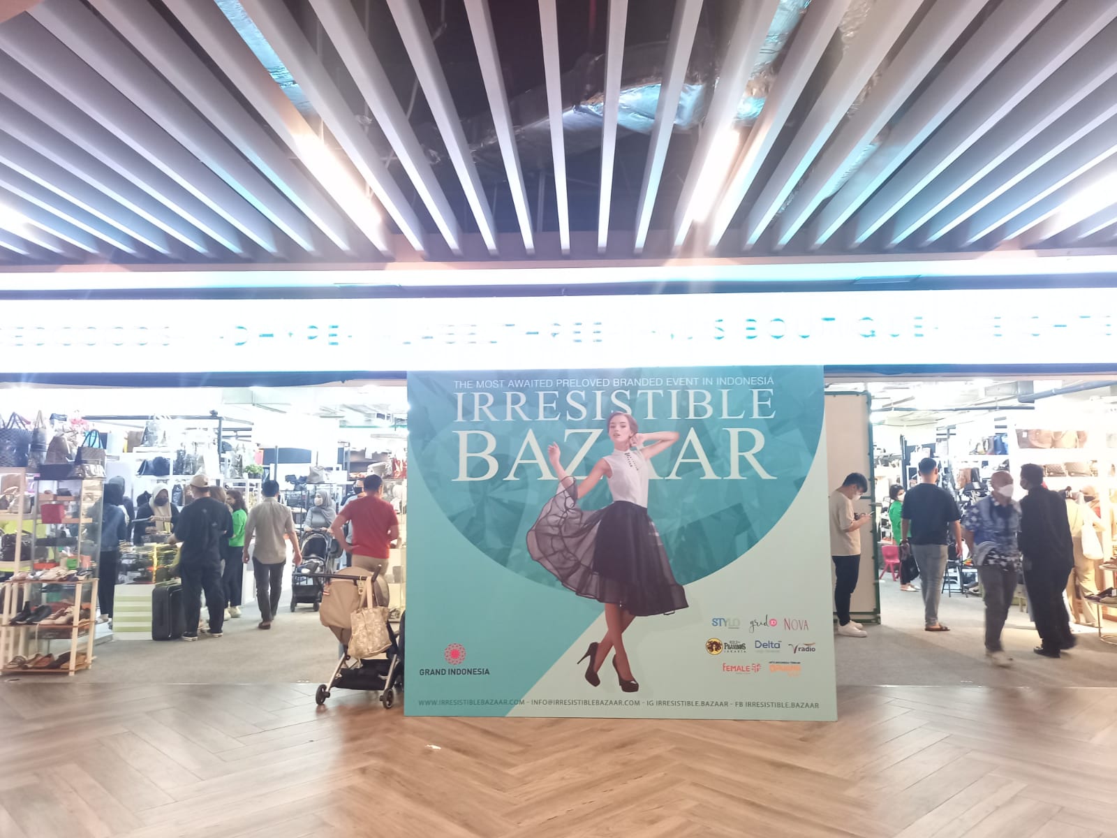 Irresistible Bazaar kembali digelar di The Exhibition Hall lantai 5, West Mall, Grand Indonesia, Jakarta, pada 8 – 12 Juni 2022.