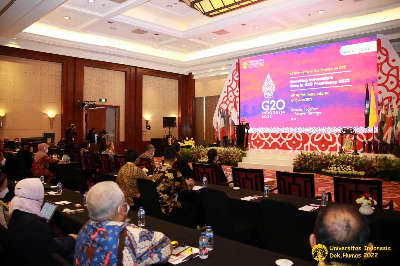 Konferensi Internasional terkait G20 yang digelar Universitas Indonesia
