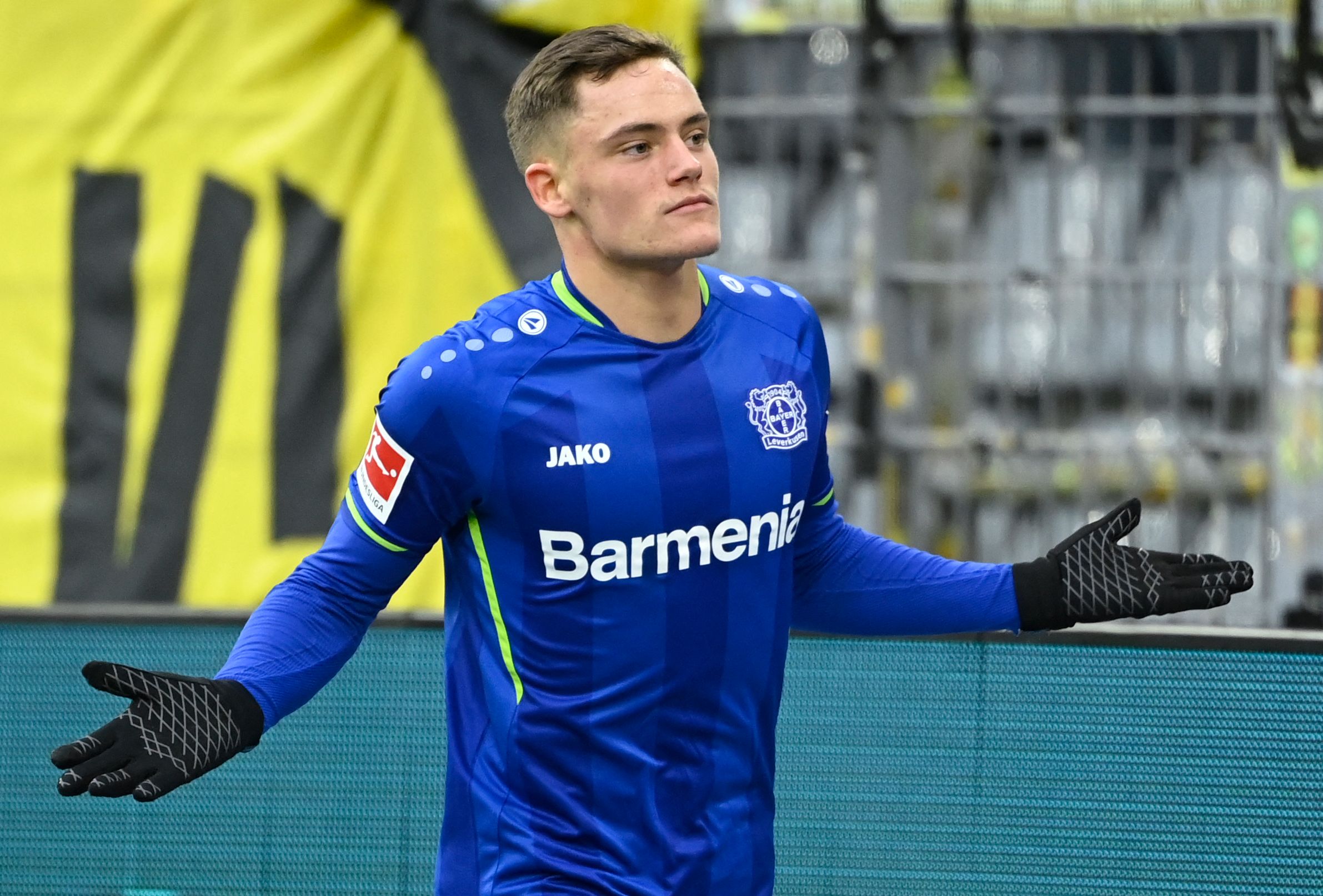 Penyerang Bayer Leverkusen Florian Wirtz.