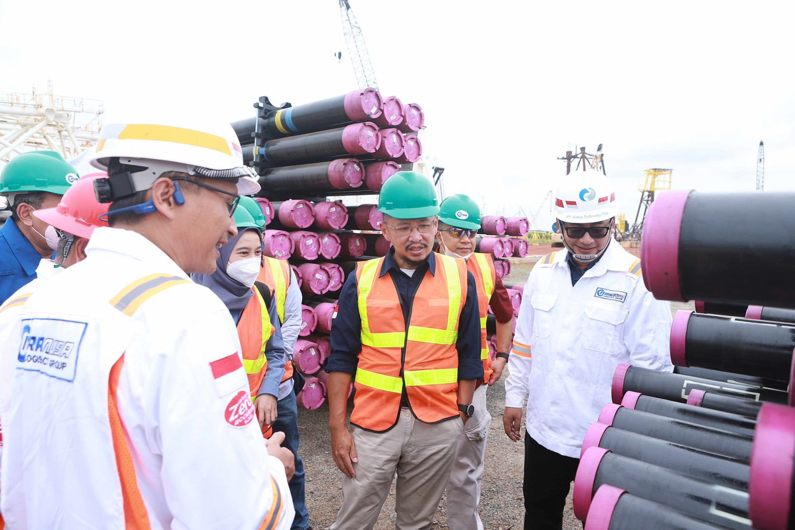 PT Citra Tubindo mengekspor 600 metriks ton pipa casing dan 600 metriks ton pipa tubing masing-masing untuk tujuan Uganda dan Arab Saudi.
