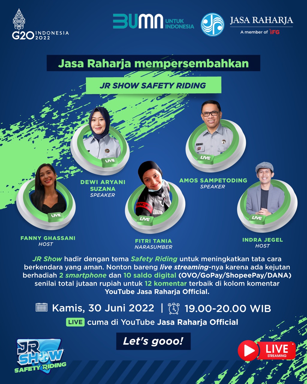 Flyer acara talk show
