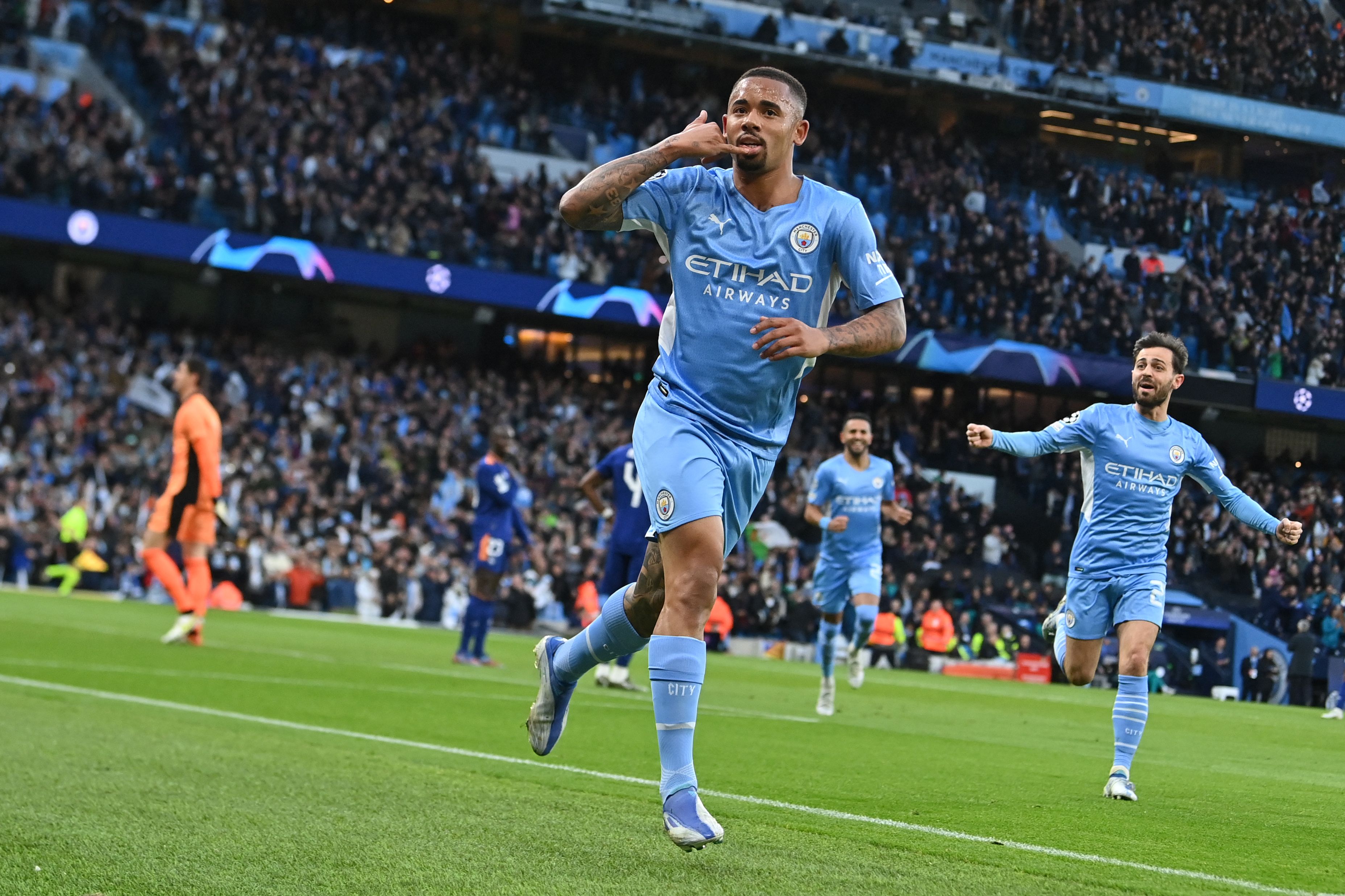 Penyerang Manchester City Gabriel Jesus