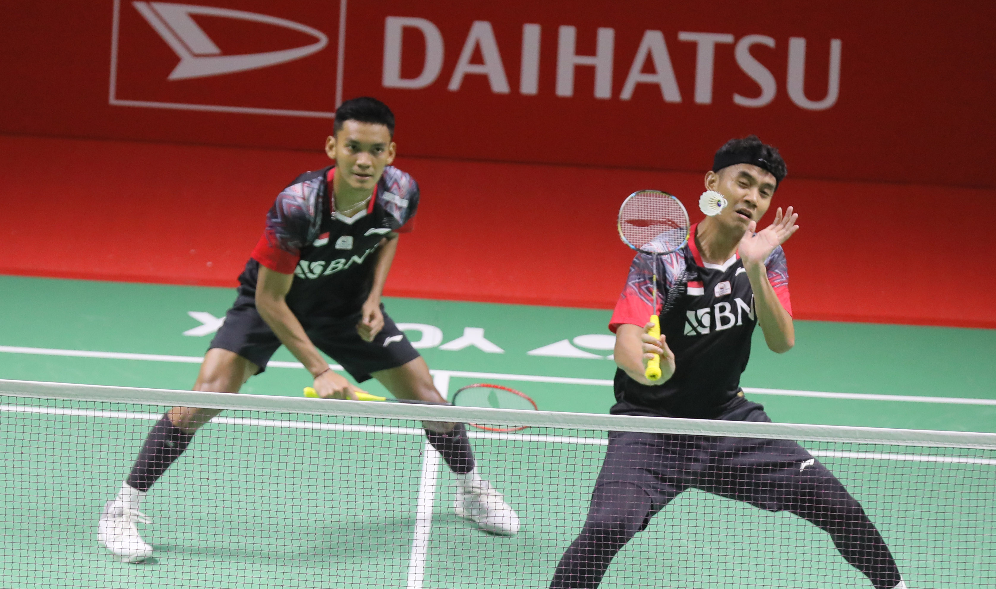 Pasangan ganda putra Indonesia, Muhammad Shohibul Fikri/Bagas Maulana 