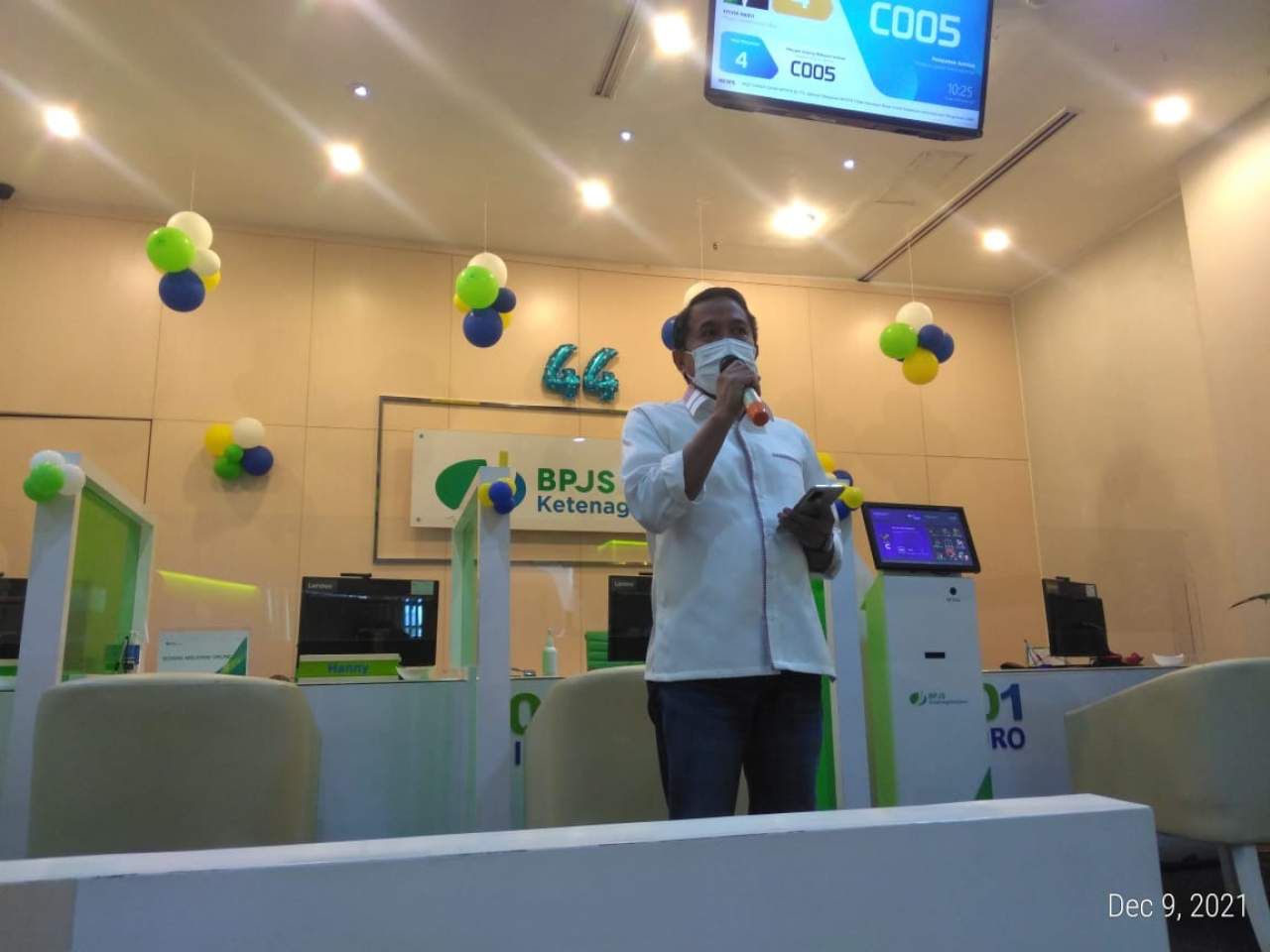 Suhuri, Kepala Kantor BPjamsostek Cabang Jakarta Sudirman, Jakarta Selatan.