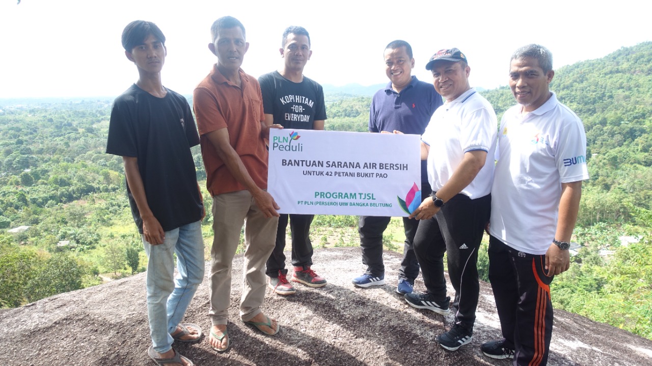 PL Babel telah membangun fasilitas sarana air bersih kepada puluhan petani hutan dan masyarakat Kampung Dul, Kabupaten Bangka Tengah.
