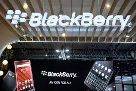 Logo BlackBerry ditampilkan di Mobile World Congress