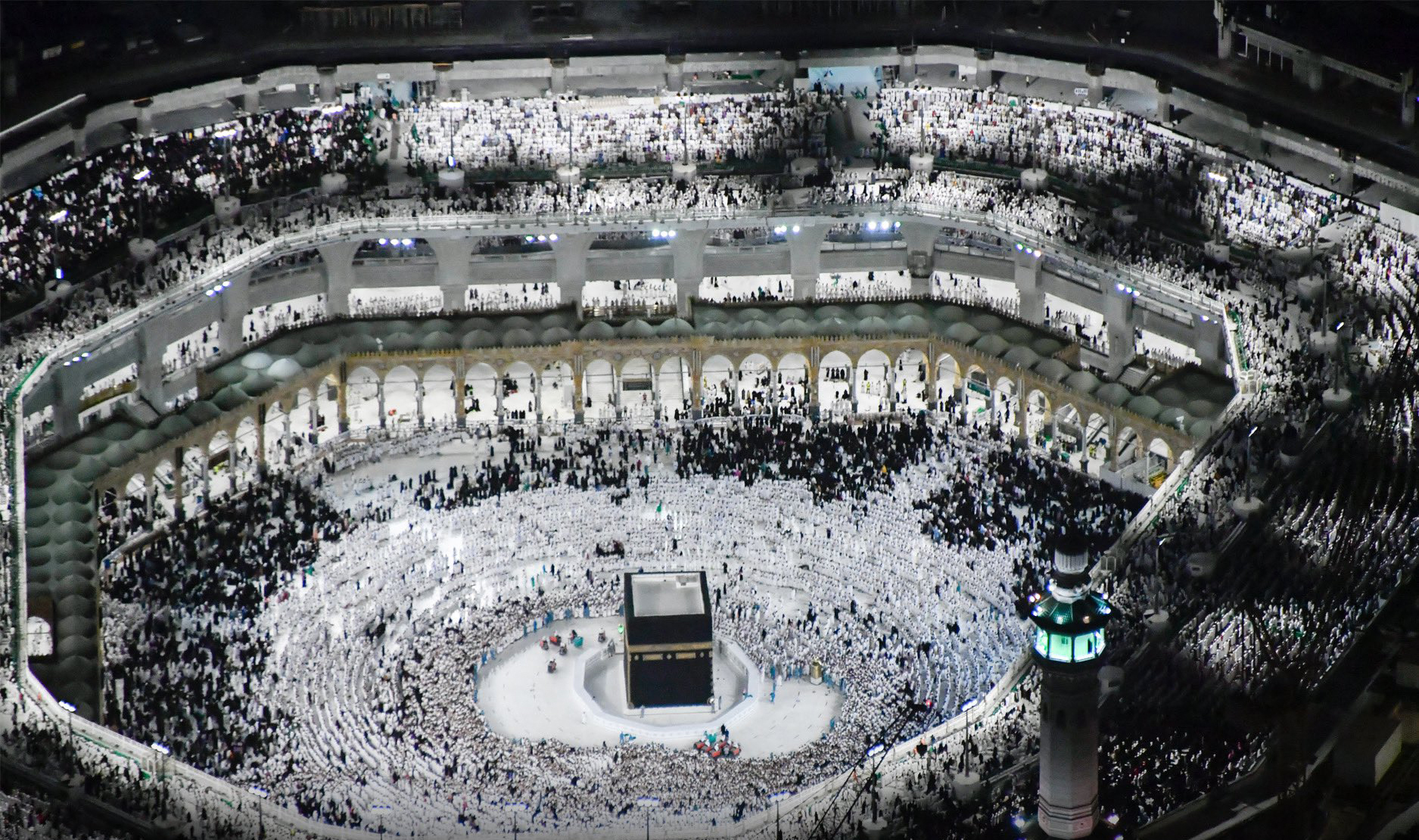 Suasana di masjidil haram, Mekkah, Arab Saudi