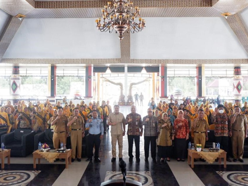 OJK Provinsi Lampung sosialisasi literasi dan inklusi keuangan dalam rangka Survei Nasional Listerasi dan Inklusi Keuangan Tahun 2022.