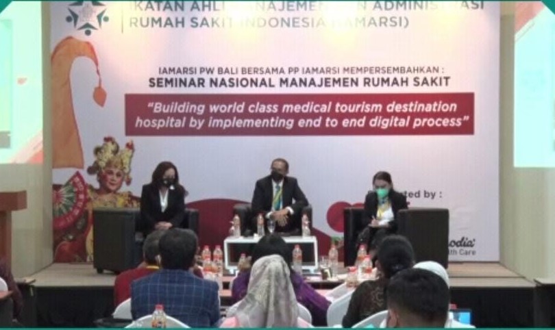 Seminar Nasional tentang Manajemen Rumah Sakit di Bali.
