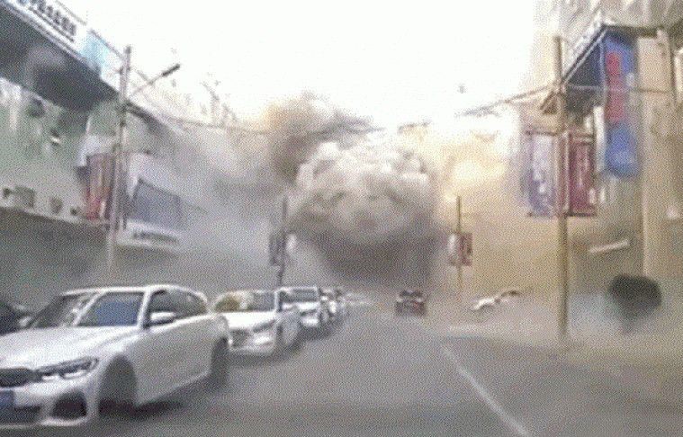 Ledakan gas di Tiongkok.