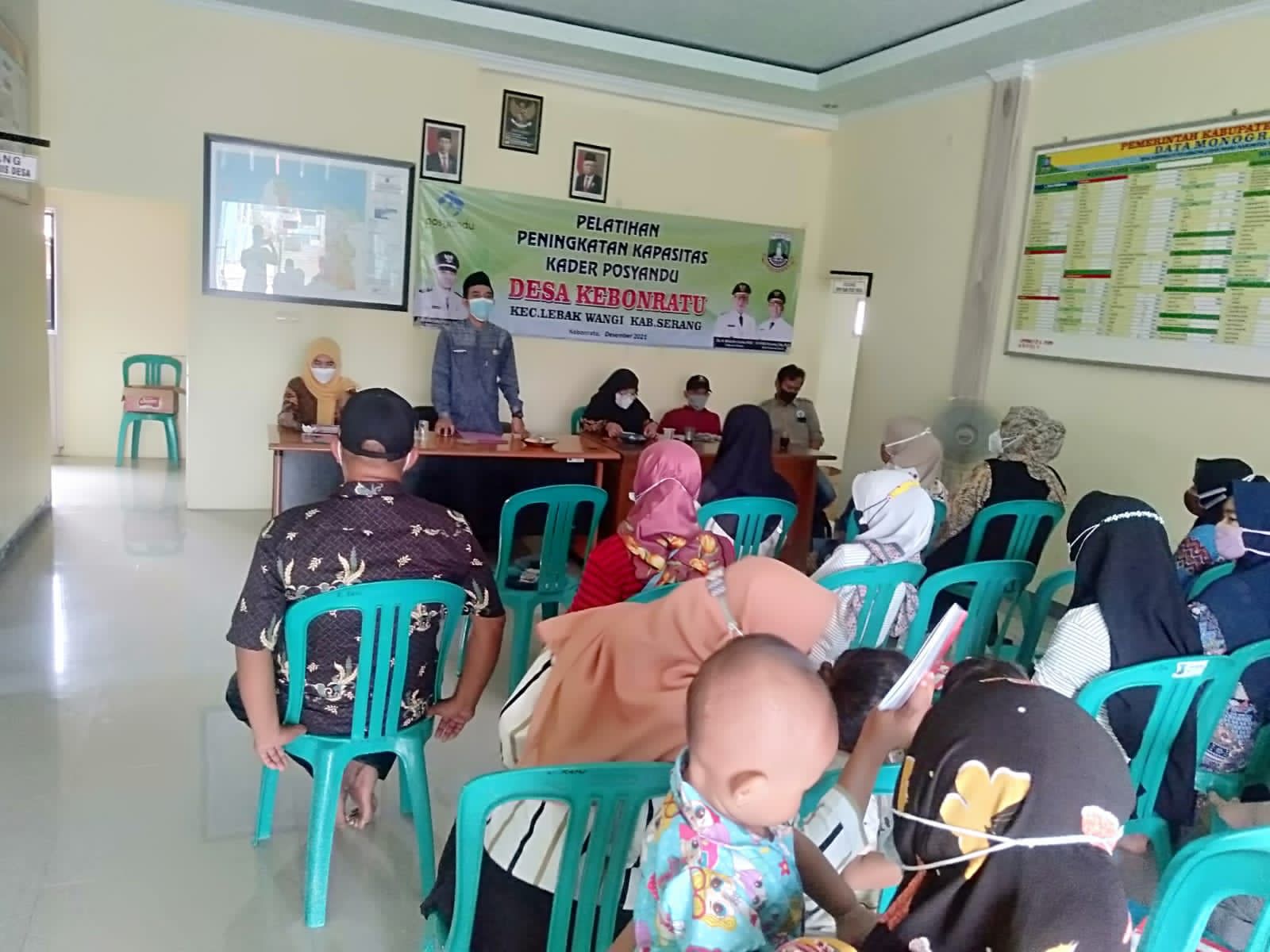 Kepala Desa (Kades) Kebonratu A. Guruh Tajul Arasy 