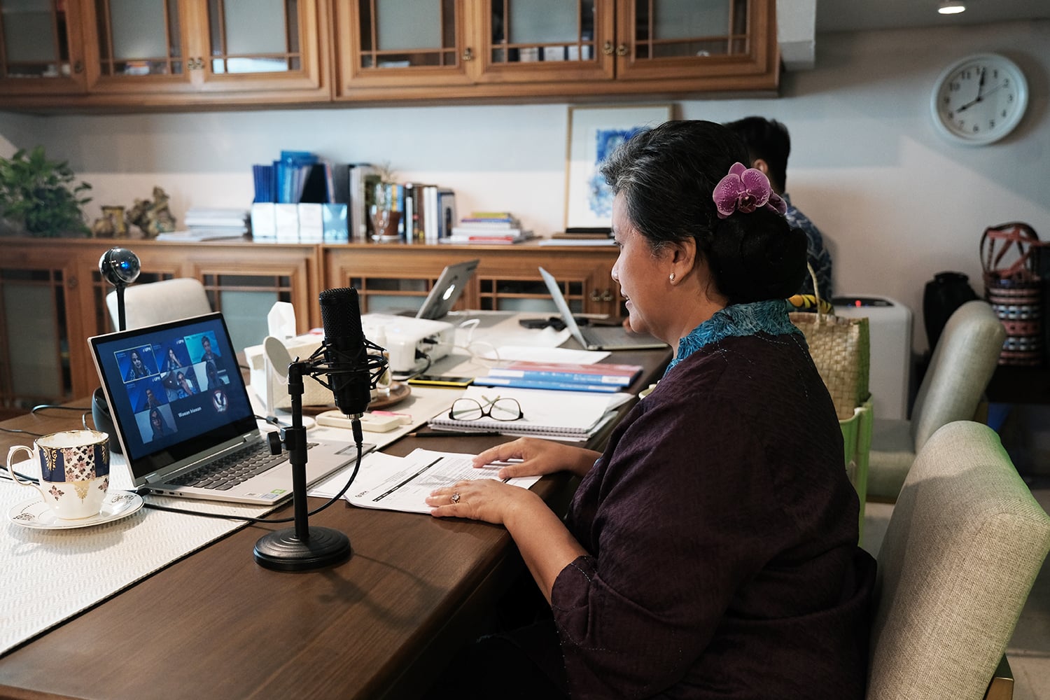 Wakil Ketua MPR RI Lestarie Moerdijat saat mengikuti sidang doktor di Universitas Pelita Harapan, tahun lalu.