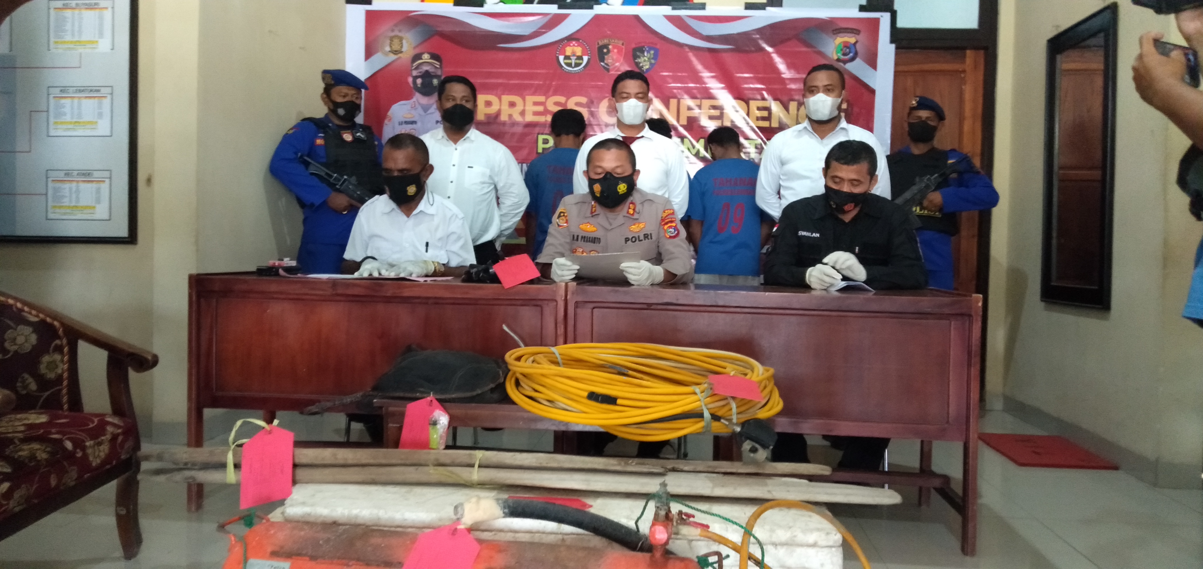 Penyidikan Rampung, Tiga Tersangka Pencurian Ikan di Lembata Diserahkan  Ke Jaksa