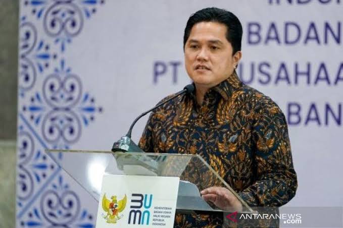 Menteri BUMN Erick Thohir
