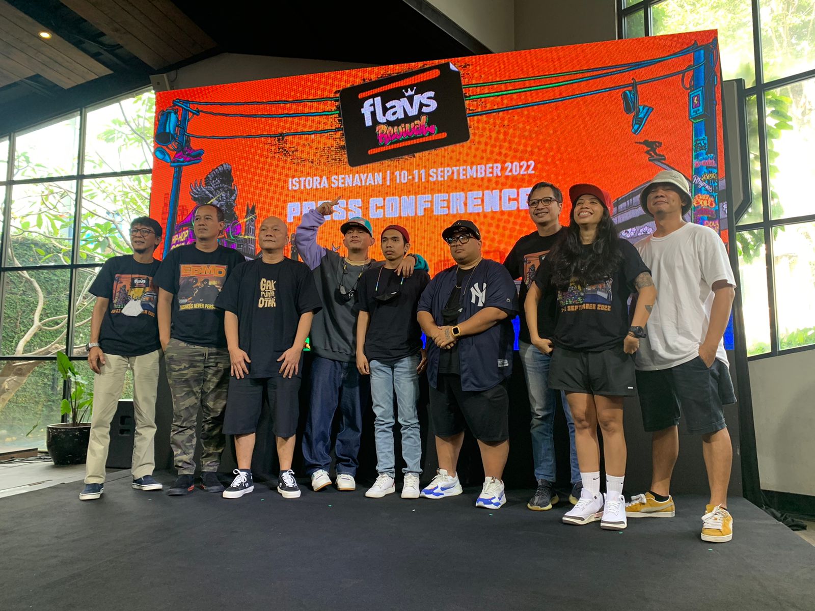 Deretan para penampil Flavs Festival 2022.