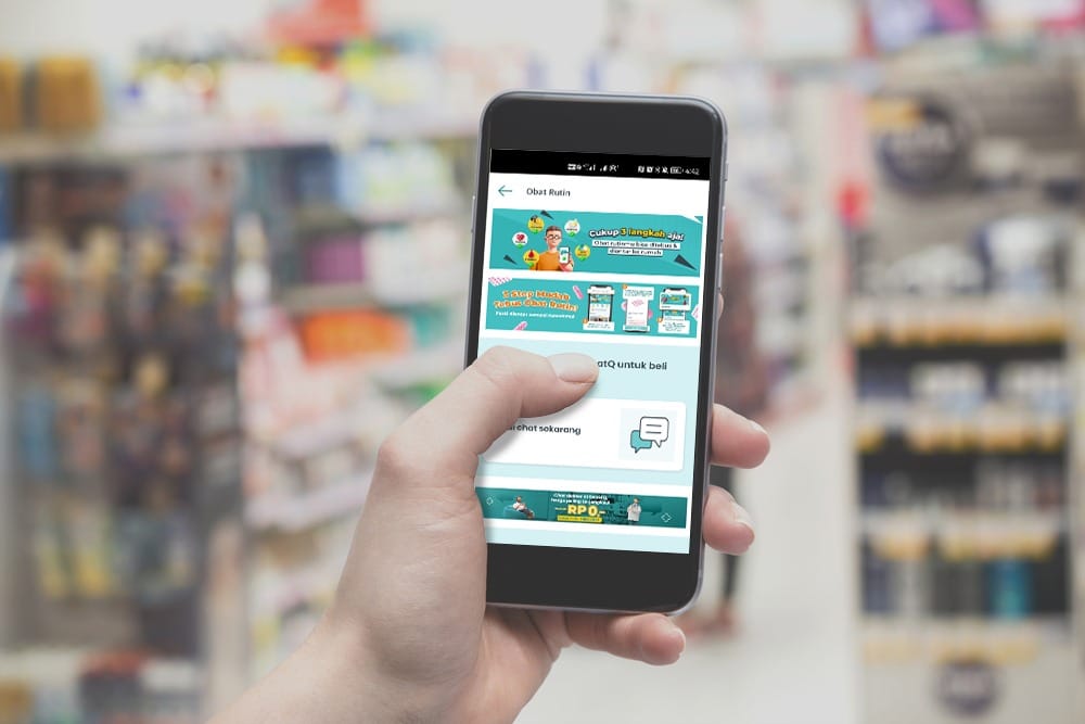 Obat yang diresepkan dokter saat konsultasi melalui telemedicine SehatQ dapat langsung ditebus oleh pengguna layanan.