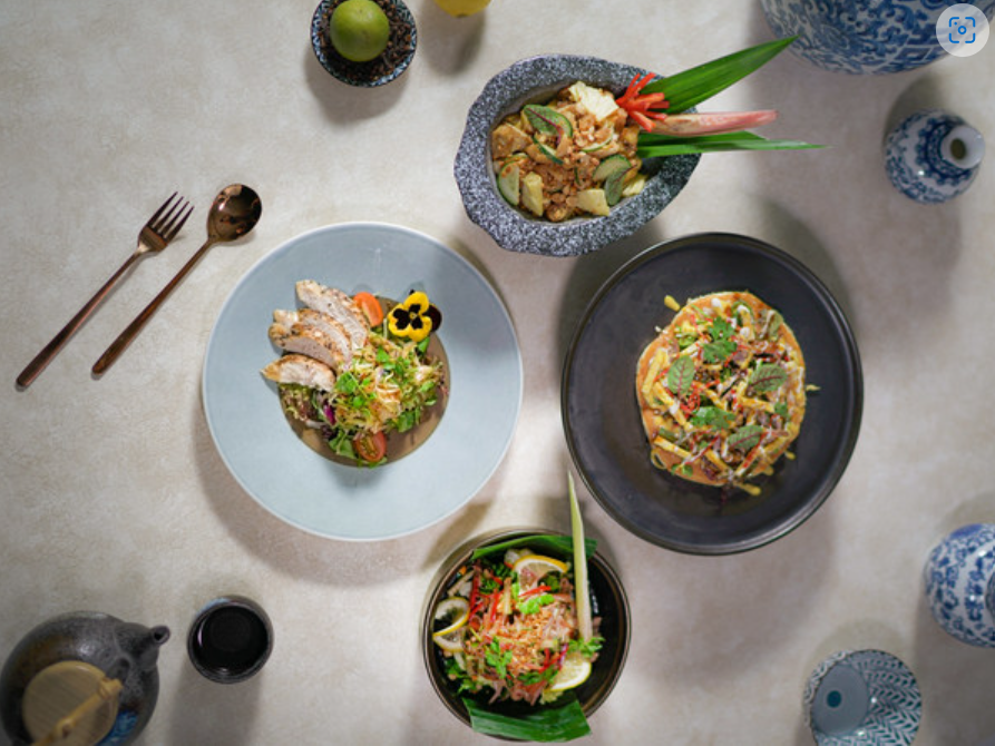 Menu khas gaya peranakan.