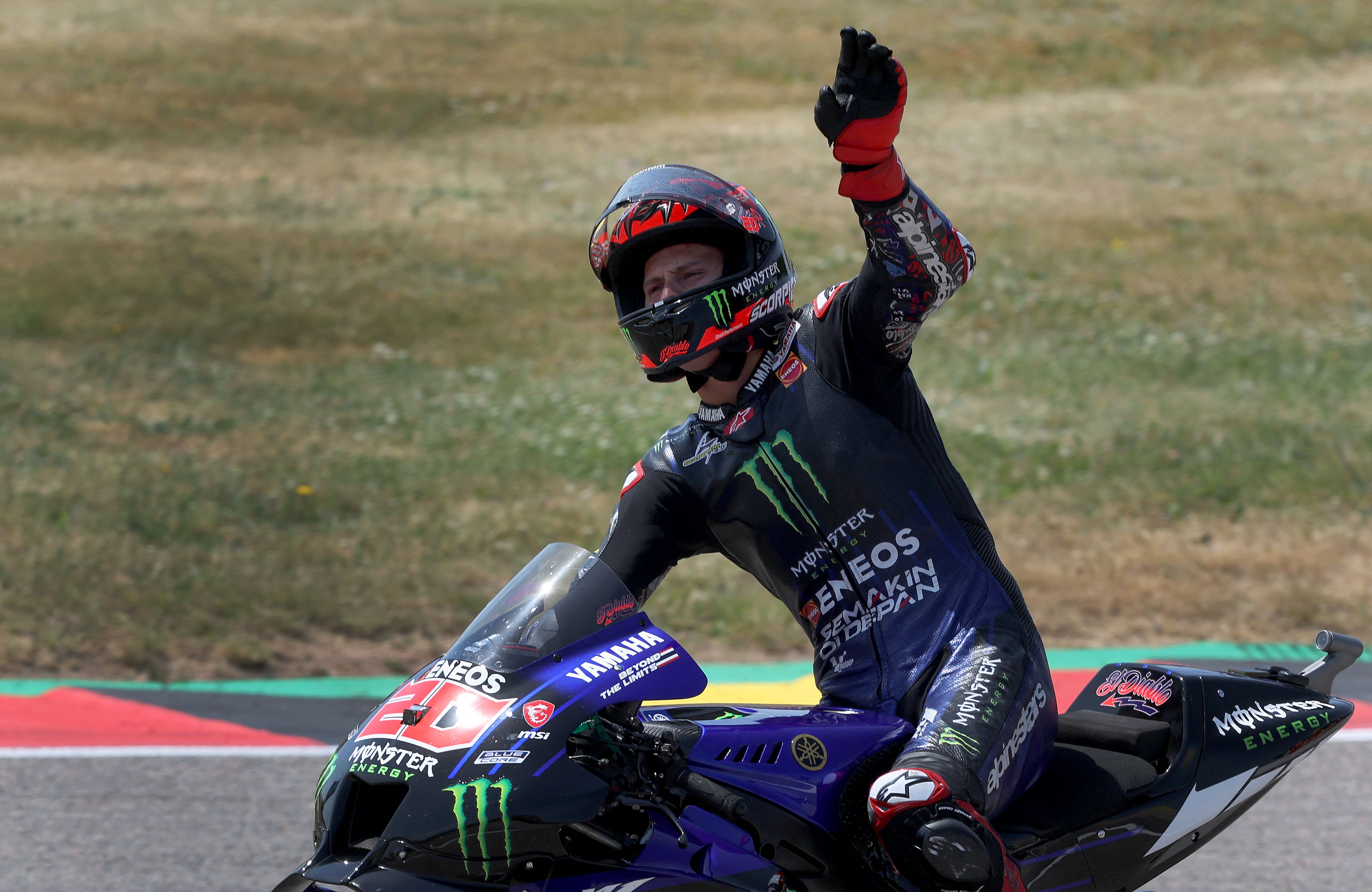 Pembalap Monster Energy Yamaha Fabio Quartararo