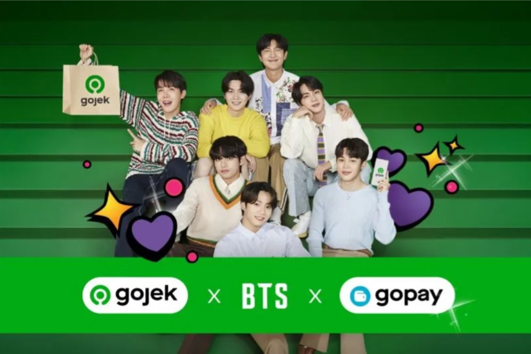 Kolaborasi antara Gojek dan BTS