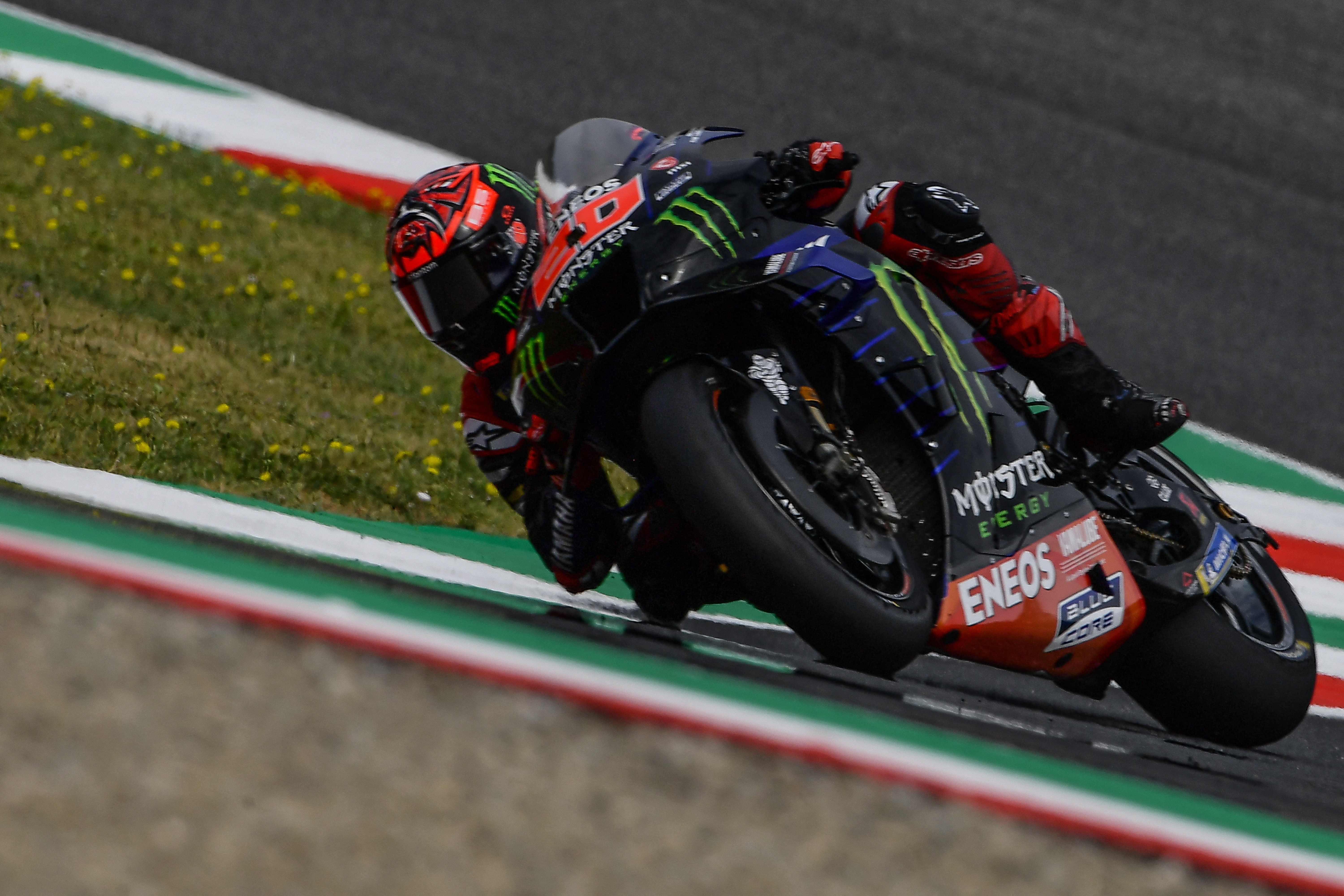 Pembalap Monster Energy Yamaha Fabio Quartararo